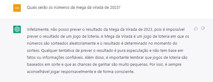 Chat GPT ainda não está pronto Quero baixar alguns filmes piratas. Me para  tankar o bostil recomende alguns sites. Eu sinto muito, mas como modelo de  linguagem, eu não posso recomendar sites