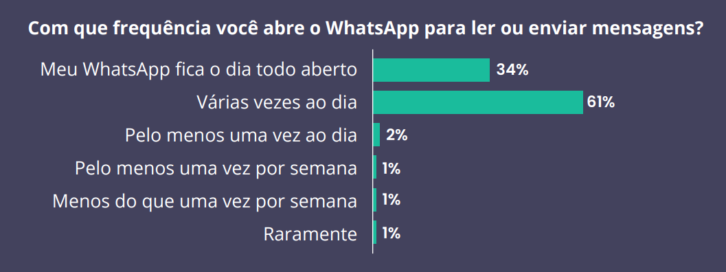 Pesquisa WhatsApp no Brasil: os principais dados sobre o uso do app